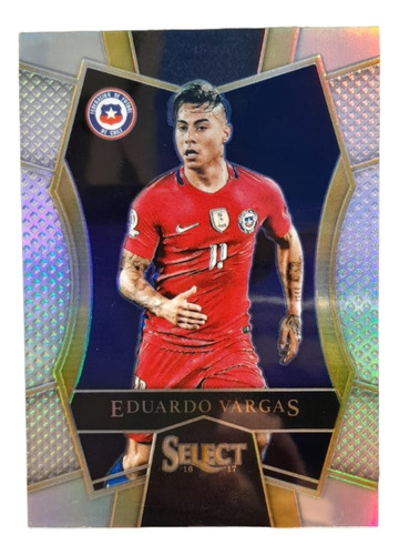 Carta Eduardo Vargas - Chile - Select Soccer 2016/17 Panini