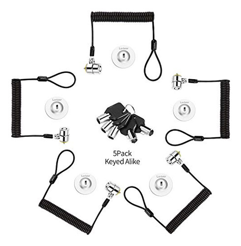 Kit De Cierre De Cables De Seguridad Loradar Keyed Alike, Pa