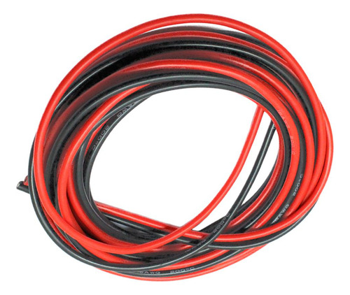 2 16awg Cabo De Fio De Silicone Flexível À Calor 20 Pés