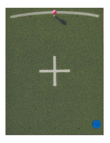 Imagen 2 de 3 de Alfombra Golf Práctica Y Alineación Psp Sportable 1.30x1.00m