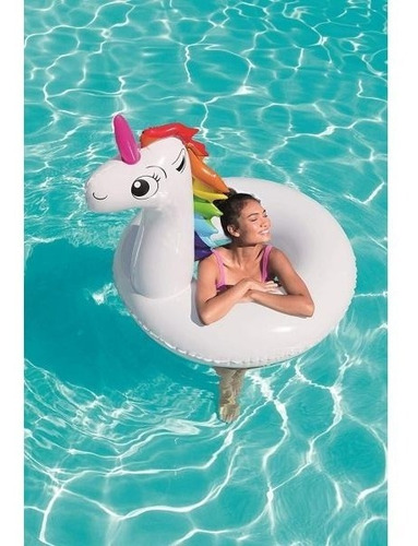 Imagen 5 de 8 de Inflable Unicornio Salvavidas 36123 Bestway Educando