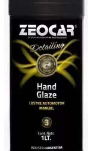 Zeocar Lustre Automotor Manual Paso 3 Detailing X 1l Frias