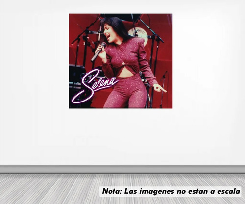 Vinil Sticker Pared 45cm Lado Selena Quintanilla Modld0049