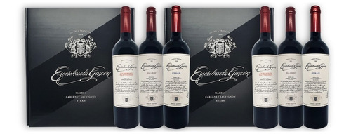 Escorihuela Gascón Vino Syrah Malbec Cab Sauv C/estuche X2u 