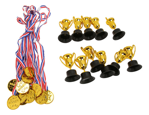 El Minitrofeo De Premios De Oro Shiny Golden Winner Medals I