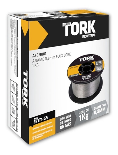Imagem 6 de 9 de Arame Para Solda Mig Uso Sem Gás 0.8mm - Kit 2 Rolos De 1 Kg