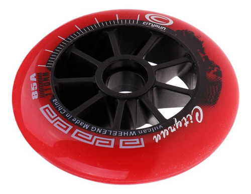 Patines De Ruedas Rojo 110mm