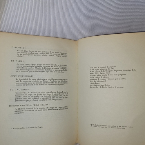 Imagen 9 de 10 de Fervor De Buenos Aires Jorge Luis Borges 2da Edicion Emece