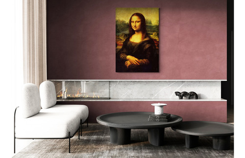 Cuadro Canvas Algodón Mona Lisa Leonardo Davinci 60x90