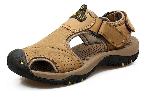 Sandalias De Cuero Para Hombre, Nuevos Zapatos De Talla Gran