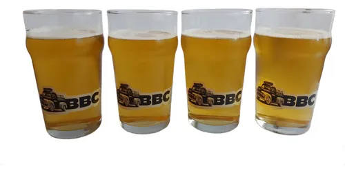 Vasos Bbc En Vidrio X 500ml X 4 Uds