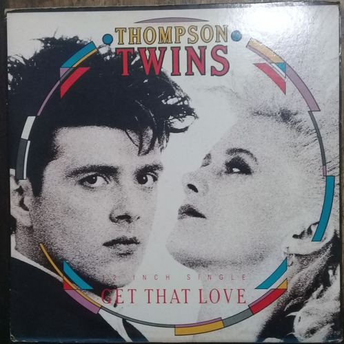 Lp Vinil (vg+) Thompson Twins Get That Love Promo Importado