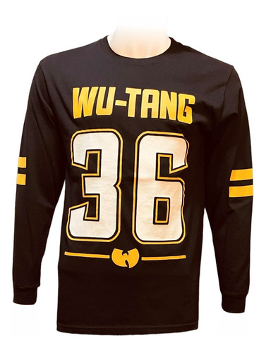 Playera Manga Larga Wu Tang Clan  Rap Hip Hop  