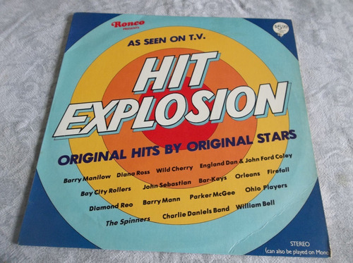 Hit Explosion - Vinilo Lp  Wild Cherry Diana Ross Spinners 