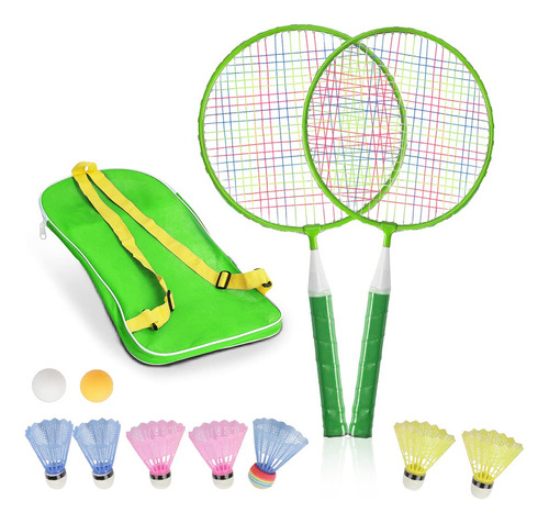 Raquetas De Bádminton Para Niños, Juego Deportivo 12 En 1 Co