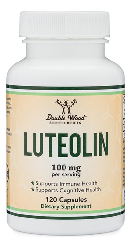 Luteolina 100mg Con 120 Caps Flavanoides Bioactivo Hecho Usa