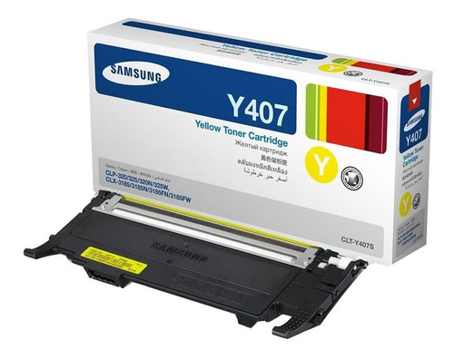 Toner Samsung Original Clt-407s Amarillo Clp320 325w Clx-318