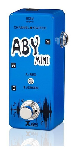 Pedal Xvive Aby Mini V12 Efecto Para Guitarra O Bajo