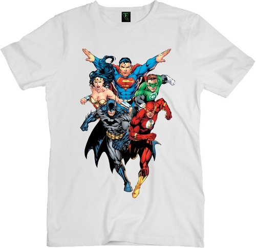 Polera Superheroes Superman Maravilla Batman Niños Adultos