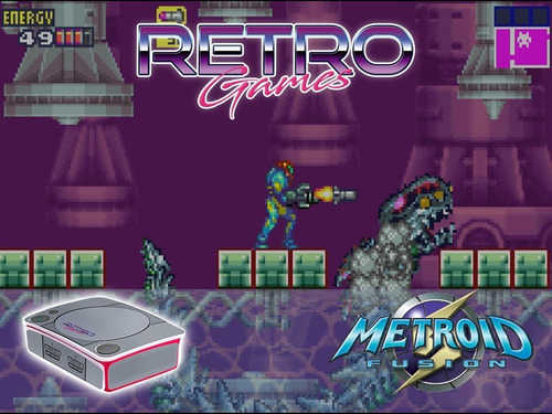 Retrogames Con 8000 Juegos + Metroid: Fusion Gba Rtrmx