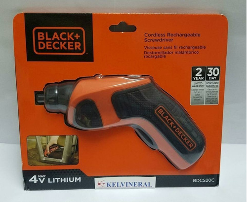 Destornillador Black+decker Bdcs20c