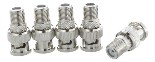 Adaptador Coaxial De Enchufe Macho Bnc A Conector Hembra F,