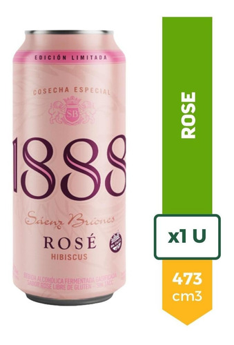 Sidra 1888 Rose Saenz Briones Cosecha Especial Lata 473ml