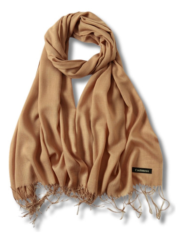 Bufanda Estilo Cashmere Unisex Elegante Fina Colores Varios 