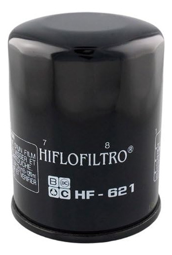 Hiflofiltro Filtro De Aceite Prémium Hf621-2, Paquete De 2