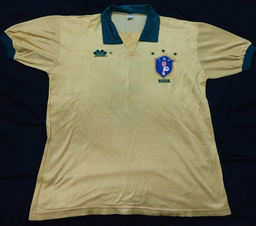 Camiseta Brasil Retro Diaz Sport T L Mide 57 De Axil 68 Larg