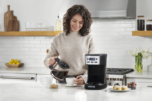 Cafetera De Goteo Programable Digital De 12 Tazas Gourmia