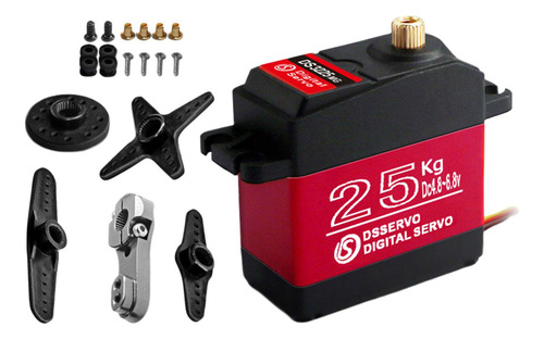 Servo Digital Rc De 25 Kg Para VehĂculos 1/8 270 Grados