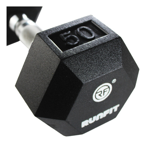 Mancuerna Runfit 50 Libras Pesas Acero Hexagonal