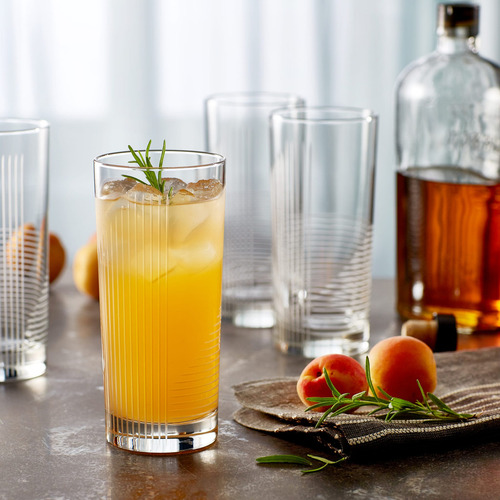 Libbey Pack X4 Vasos Capacidad 465 Ml Color Cristalino Crisa