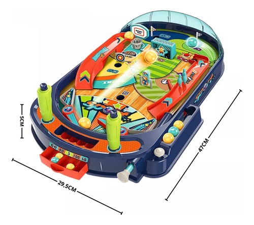 Jogo Fliperama Pinball Brinquedo Retro Multi Sports Infantil
