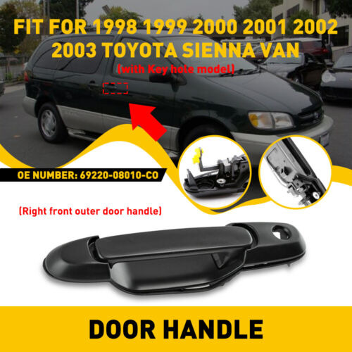 Outside Door Handle For 1998-03 Toyota Sienna Van With K Aab
