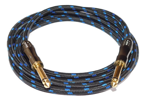 Imagen 1 de 3 de Cable Plug Plug Instrumentos Profesional Sin Ruido Hamc 3mts