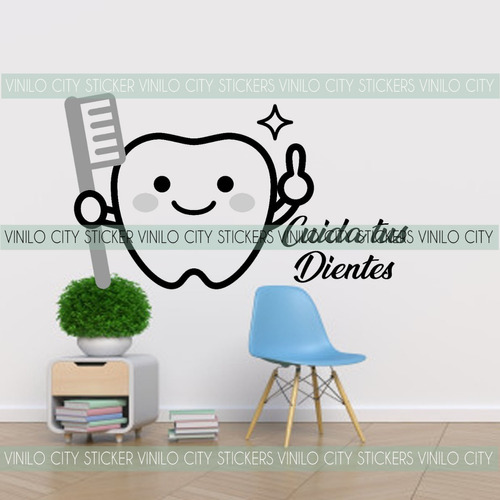 Vinil Decorativo Para Consultorio Dental Vcfc3