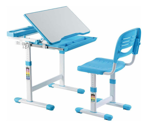 Mesa Escritorio Pupitre Tablero Infantil + Silla Niño