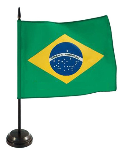 Bandeira De Mesa Do Brasil Oficial Myflag