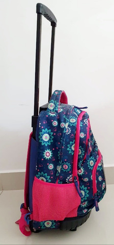 Kossok Mochila Carro Floreada - Impecable
