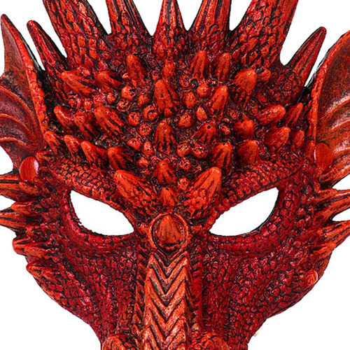 Máscara De Dragão Com Capa De Cabeça Inteira Para Cosplay Pr