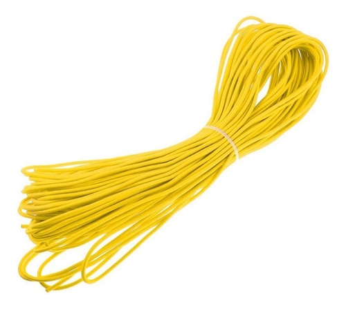 Cordón Elástico Para Bungee 20m Amarillo