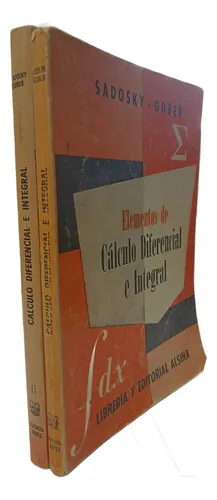 comprar Elementos De Calculo Diferencial E Integral 1 Y 2 - Usado