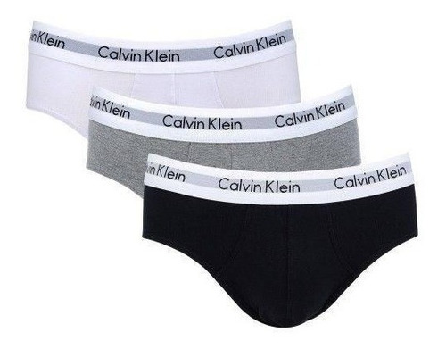 Imagem 1 de 6 de  3 Cuecas Low Rise Linha Classic Calvin Klein - Original