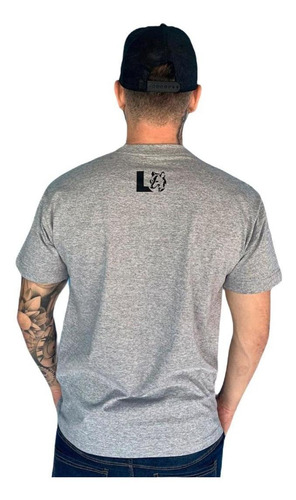 Imagem 2 de 2 de Camiseta Lobo Street Mescla C001