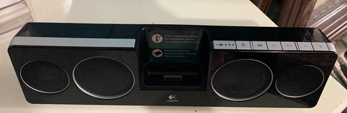 Bocina Logitech Para Ipod Con Dock 30 Pines Negro (Usado)