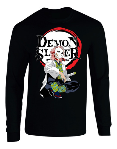 Camiseta Demon Slayer Manga Larga Camibuso Sueter Geeks
