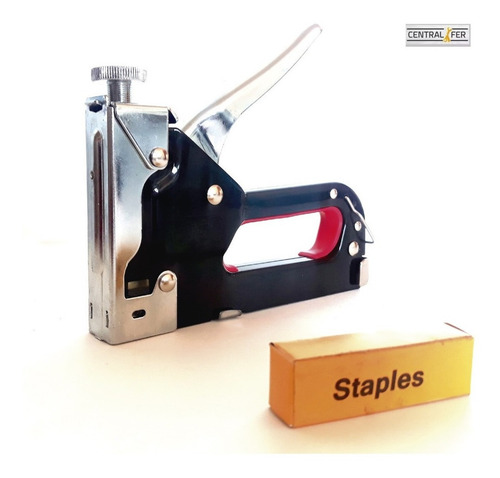 Engrampadora Metalica Manual Profesional 13mm + 100 Grampas