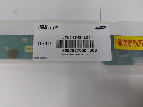 Tela Notebook Ccfl 14.1 Samsung Ltn141w3-l01 Original